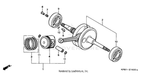 Crankshaft@piston Schematic