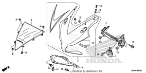 Upper Cowl Schematic