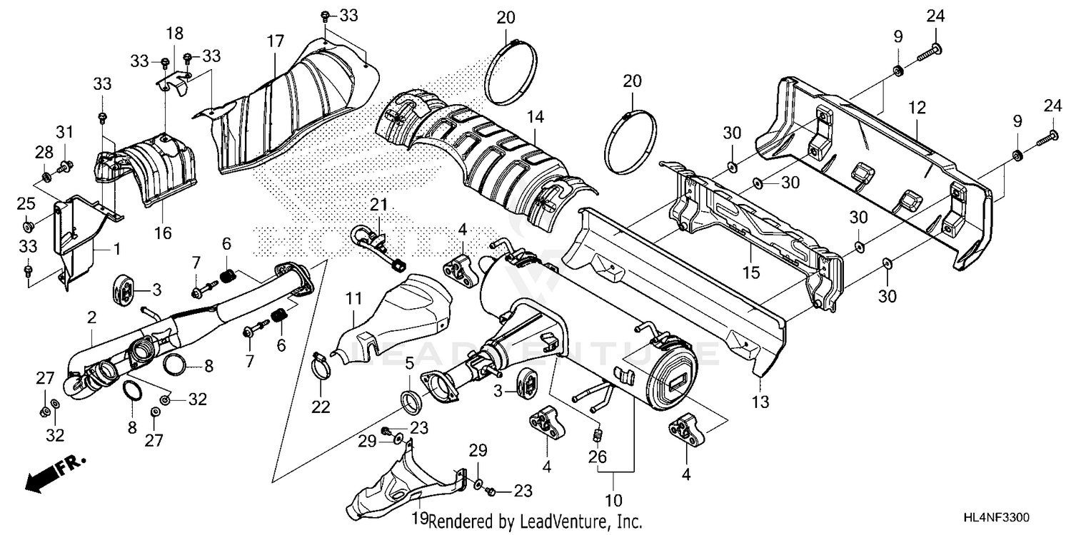 EXHAUST MUFFLER