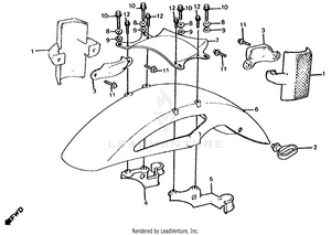 Front Fender Schematic