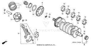 Crankshaft + Piston Schematic