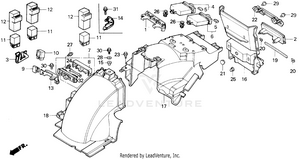 Rear Fender Schematic