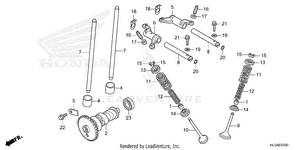 Camshaft@valve Schematic