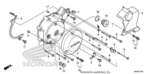 Left Crankcase Cover (2) Schematic