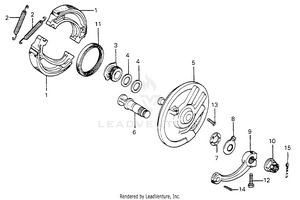 Front Brake Panel Schematic