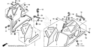 Lower Cowl (2) Schematic