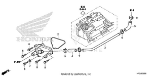 Water Pump Cover Schematic