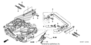 Throttle Body (component Parts) Schematic