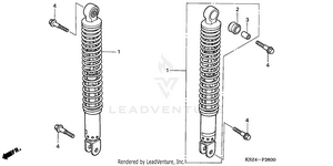 Rear Shock Absorber Schematic