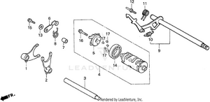 Gearshift Drum Schematic
