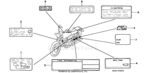 Caution Label Schematic