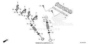 Camshaft@valve Schematic