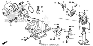 Oil Pan@oil Pump Schematic
