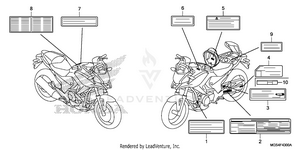 Caution Label Schematic