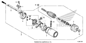 Starting Motor (1) Schematic