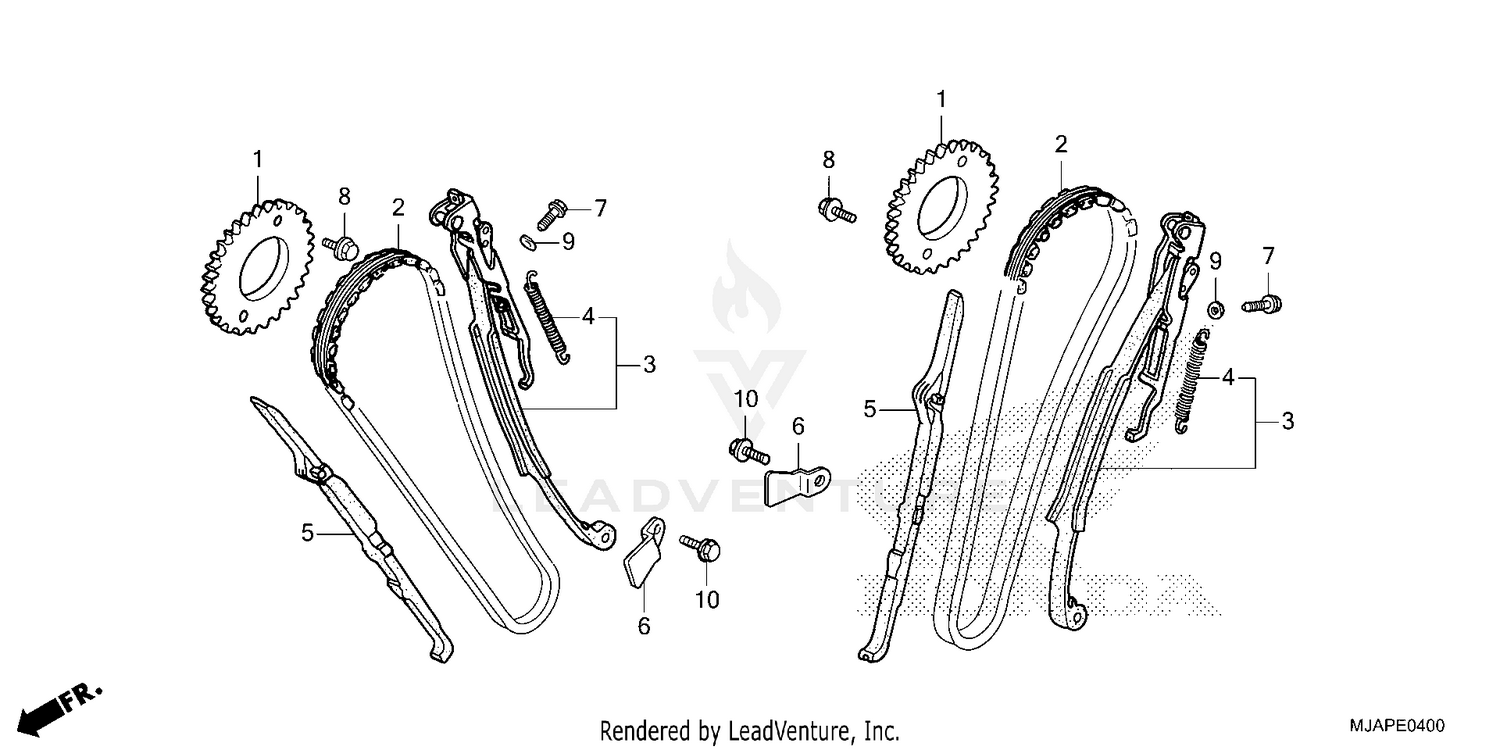 CAM CHAIN@TENSIONER