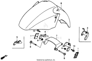 Front Fender Schematic