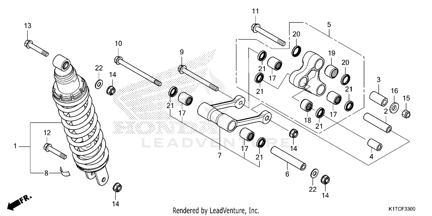 REAR SHOCK ABSORBER