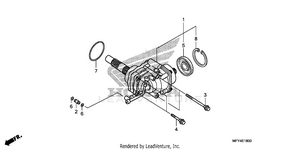 Side Gear Case Schematic