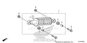 Rear Shock Absorber Schematic