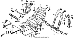 Seat + Seat Belt + Column Cover Schematic