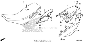 Seat@rear Fender Schematic