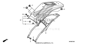 Rear Fender Schematic