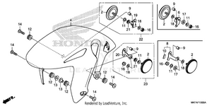 Front Fender Schematic