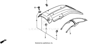 Rear Fender Schematic