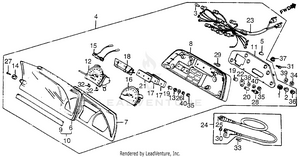 Gl1200i Instruments 84-85 Schematic