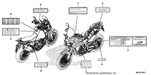 Caution Label (2) Schematic