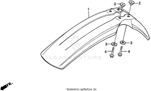 Front Fender Schematic