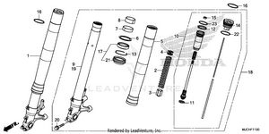 Front Fork Schematic