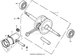 Crankshaft + Piston Schematic