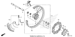 Front Wheel Schematic