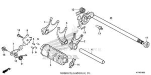 Gearshift Drum Schematic