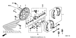 Front Brake Panel Schematic