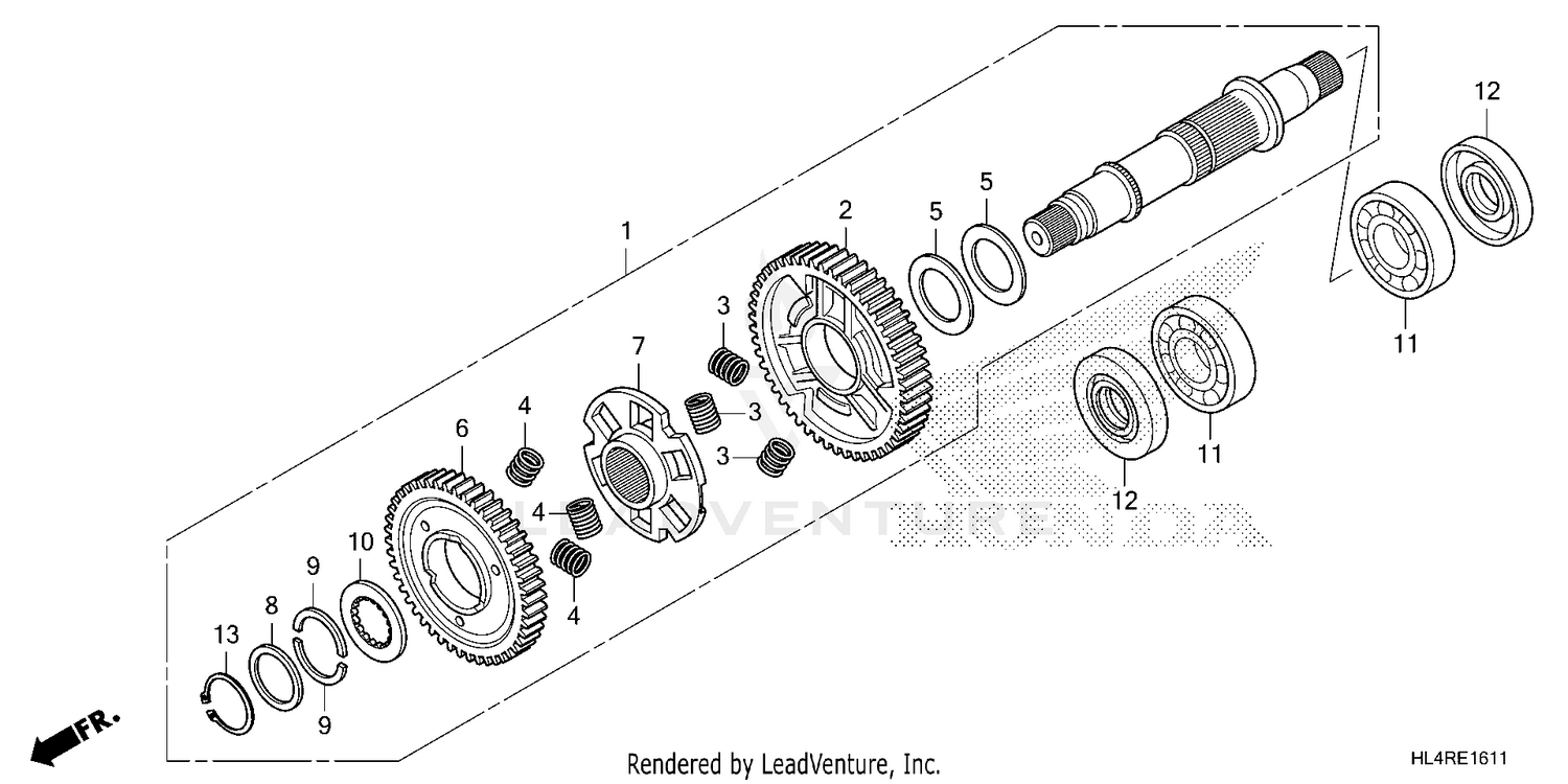 FINAL DRIVEN SHAFT
