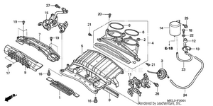 Air Intake Duct + Solenoid Valve (1) Schematic