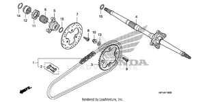 Rear Axle@drive Chain Schematic