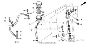 Rear Brake Master Cylinder Schematic