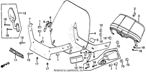 Gl650i Windscreen Schematic