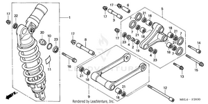 Rear Shock Absorber Schematic