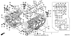 Cylinder Block Schematic
