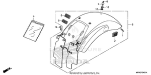 Rear Fender (2) Schematic