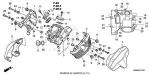 Front Cylinder Head Cover Schematic