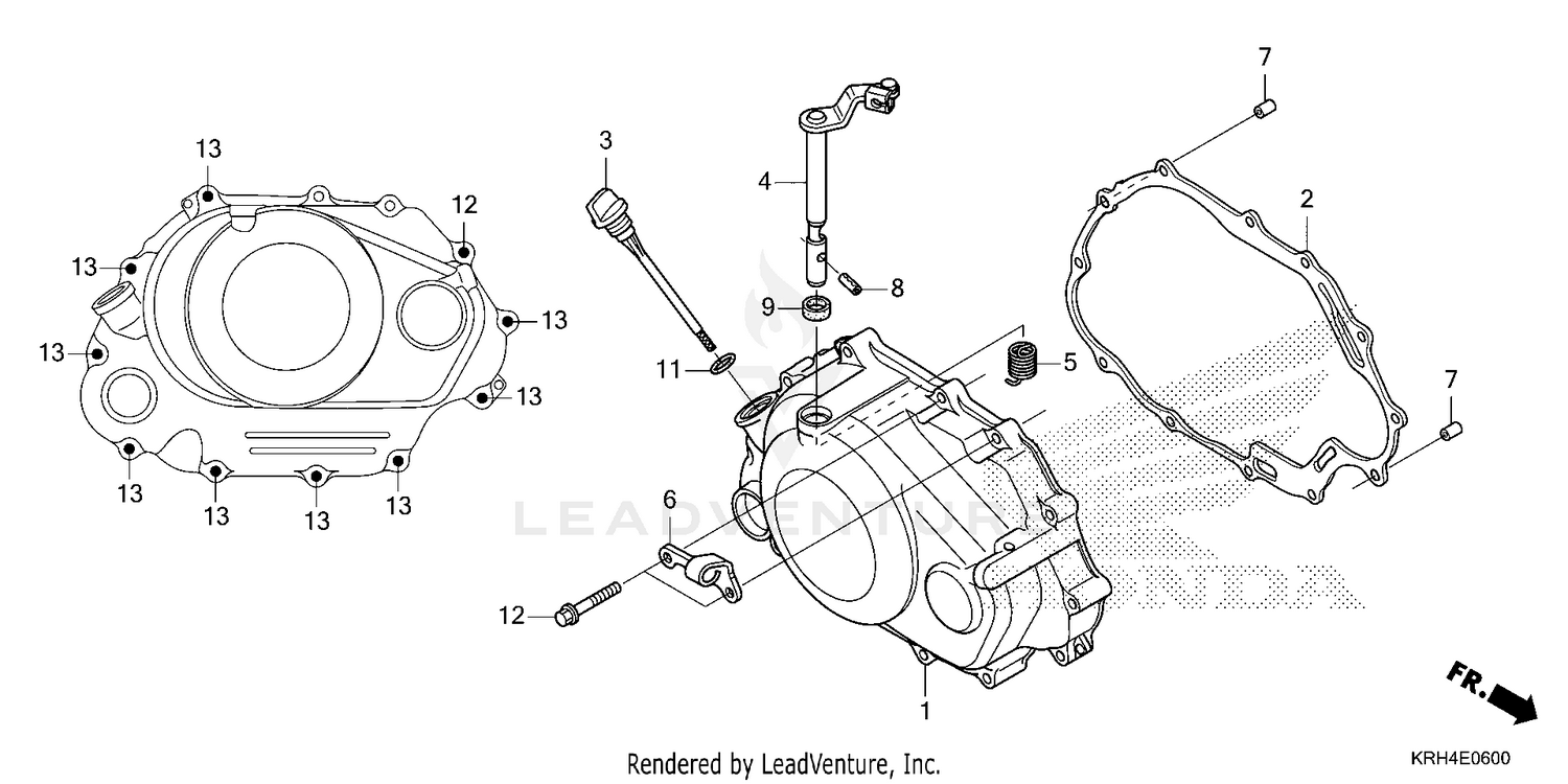 RIGHT CRANKCASE COVER