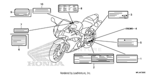 Caution Label Schematic