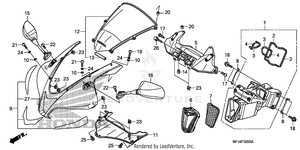 Upper Cowl Schematic