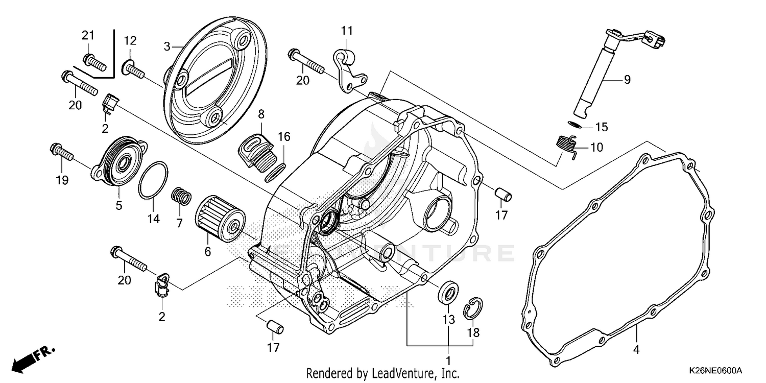 RIGHT CRANKCASE COVER